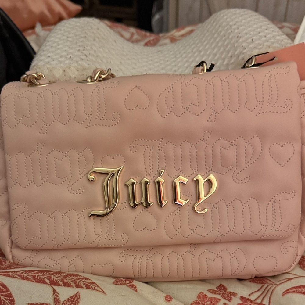 Juicy Couture Blush Pink Crossbody Bag